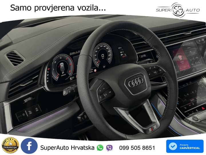 Audi Q8 50 TDI quattro Aut. S line 286 KS, LED+KAM+GR SJED+HEAD+PANO