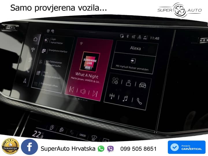 Audi Q8 50 TDI quattro Aut. S line 286 KS, LED+KAM+GR SJED+HEAD+PANO