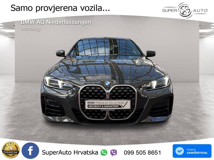 BMW 430d xDrive Steptronic M Sport 286 KS, KAM+KEY+VIRT+GR SJED+HEAD+LED+LANE