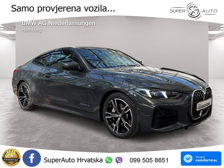 BMW 430d xDrive Steptronic M Sport 286 KS, KAM+KEY+VIRT+GR SJED+HEAD+LED+LANE