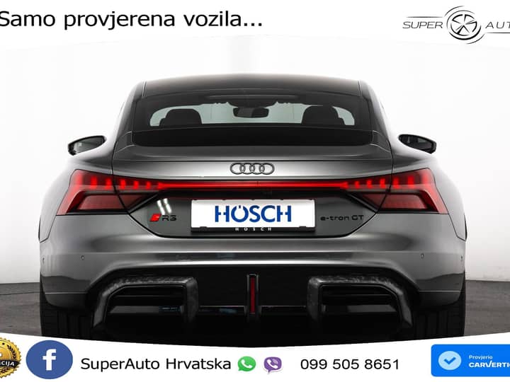 Audi e-tron GT RS 105 kWh 843 KS, MATRIX+CARBON+4xGR SJED+360+MASAŽA+B&O