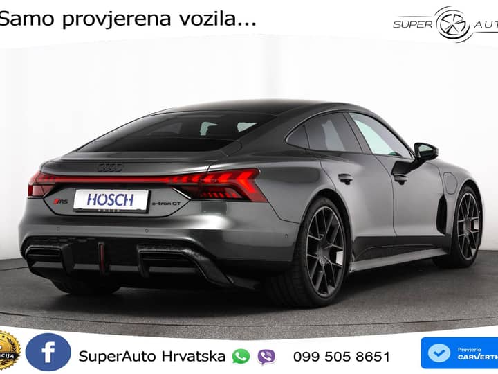 Audi e-tron GT RS 105 kWh 843 KS, MATRIX+CARBON+4xGR SJED+360+MASAŽA+B&O