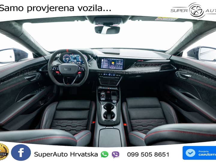 Audi e-tron GT RS 105 kWh 843 KS, MATRIX+CARBON+4xGR SJED+360+MASAŽA+B&O