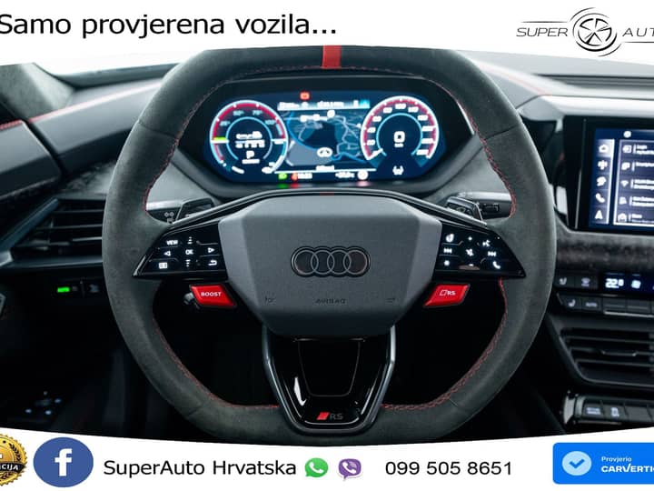 Audi e-tron GT RS 105 kWh 843 KS, MATRIX+CARBON+4xGR SJED+360+MASAŽA+B&O
