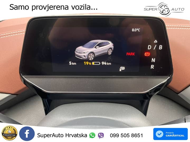 Vw ID.4 82 kWh Pro 286 KS, LED+ACC+PANO+GR SJED+360+MASAŽA