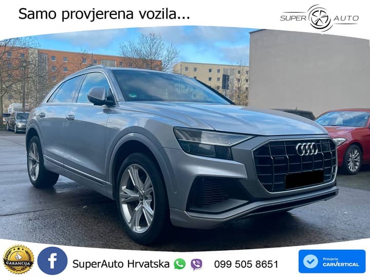 Audi Q8 55 TFSI quattro Aut. S line 340 KS, PANO+360+ACC+GR SJED+VIRT+LANE
