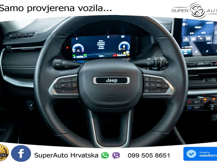 Jeep Compass 1.3 GSE T4 Aut. 130 KS, LED+ACC+GR SJED+KAM+VIRT+PDC