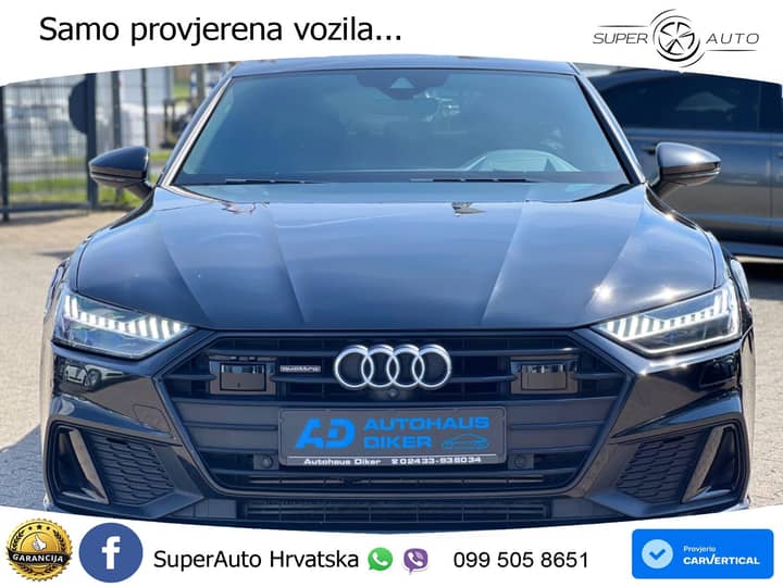 Audi A7 Sportback 50 TDI quattro Aut. S line 286 KS, ZRAČNI+MATRIX+GR SJED+360