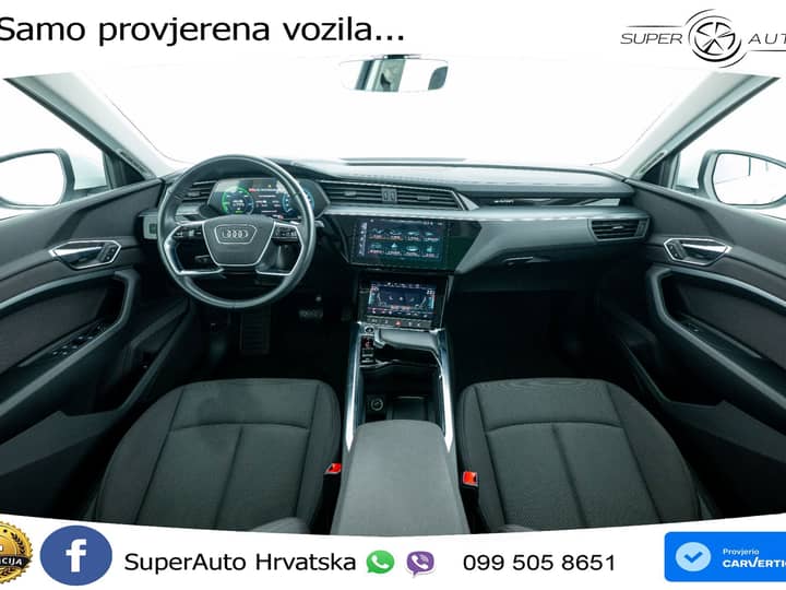 Audi e-tron 50 71 kWh quattro 313 KS, ZRAČNI+LED+ACC+GR SJED+PANO+KAM