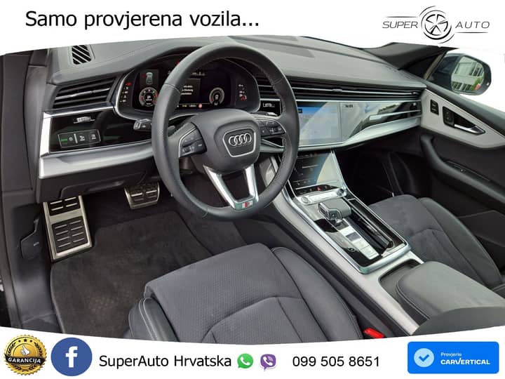 Audi Q8 50 TDI V6 quattro tiptronic S Line 286 KS, ZRAČNI+ACC+4xGR SJED+360+PDC
