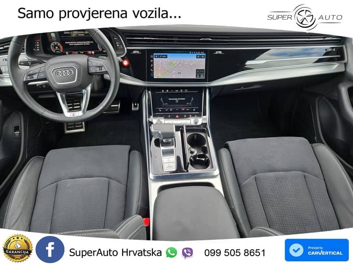 Audi Q8 50 TDI V6 quattro tiptronic S Line 286 KS, ZRAČNI+ACC+4xGR SJED+360+PDC
