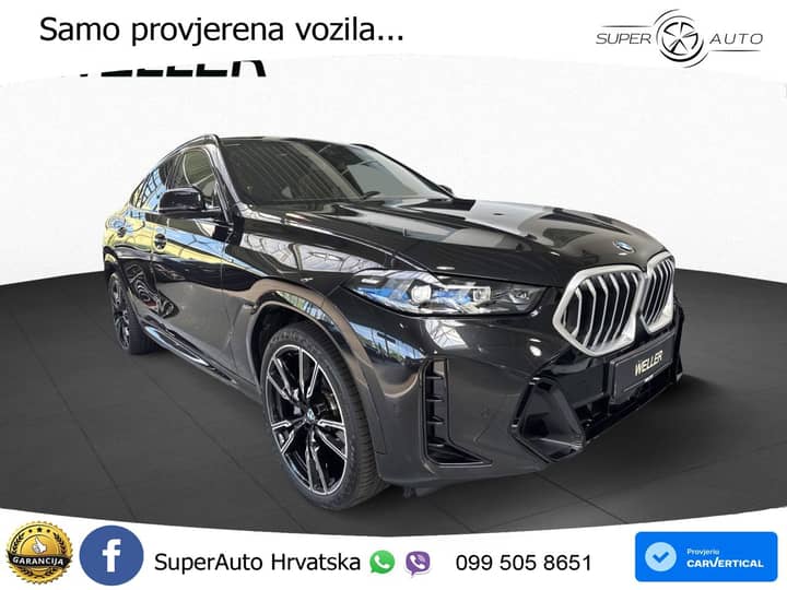 BMW X6 40d xDrive Steptronic M Sport 340 KS, LED+ACC+4xGR SJED+360+PANO