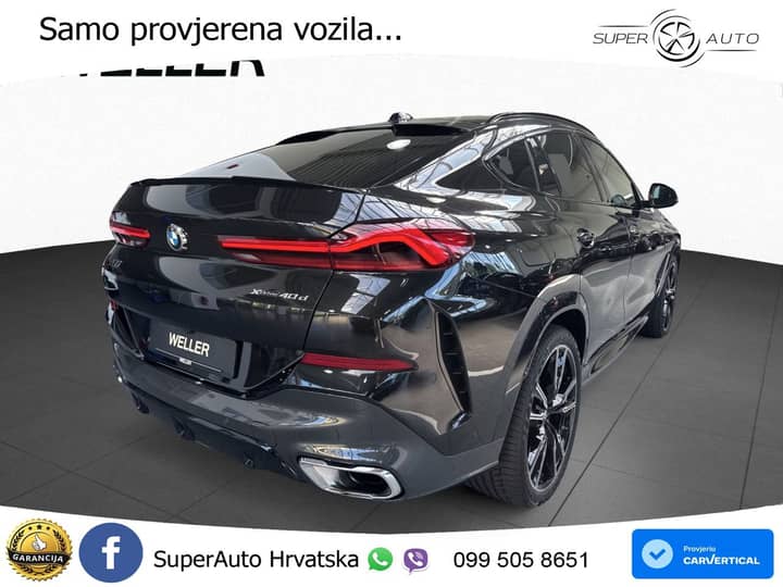 BMW X6 40d xDrive Steptronic M Sport 340 KS, LED+ACC+4xGR SJED+360+PANO