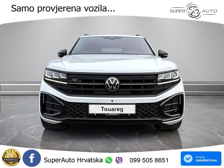 VW Touareg 3.0 TDI 4M Aut. R-Line 286 KS, PANO+ZRAČ+360+GR SJED+ACC+KEY+HEAD