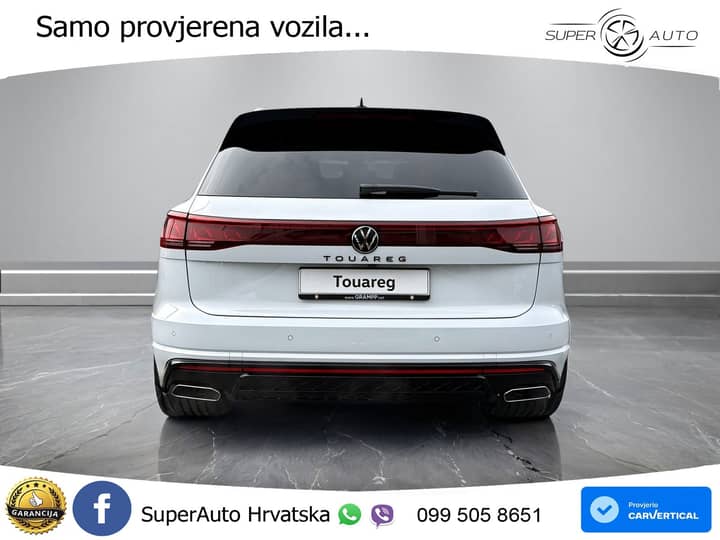 VW Touareg 3.0 TDI 4M Aut. R-Line 286 KS, PANO+ZRAČ+360+GR SJED+ACC+KEY+HEAD
