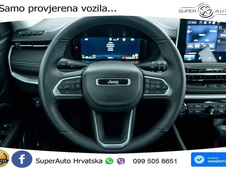 Jeep Compass 1.3 GSE T4 Aut. 130 KS, LED+ACC+GR SJED+KAM+VIRT+PDC