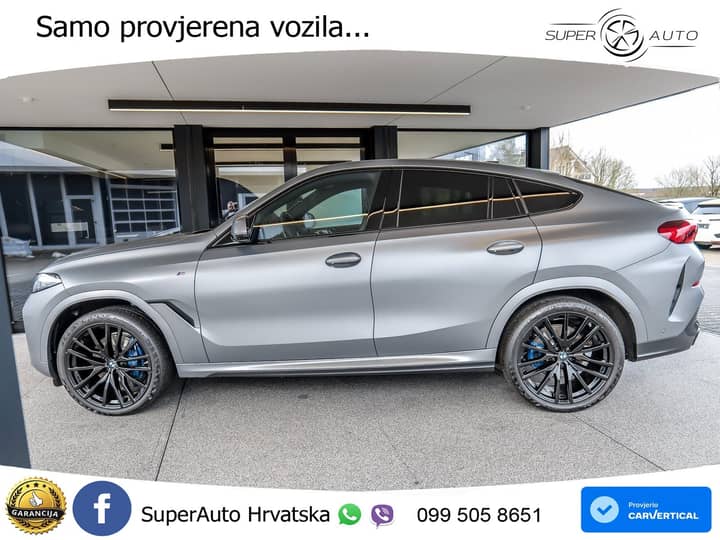 BMW X6 40d xDrive Steptronic M Sport 340 KS, LED+ACC+4xGR SJED+360+PANO