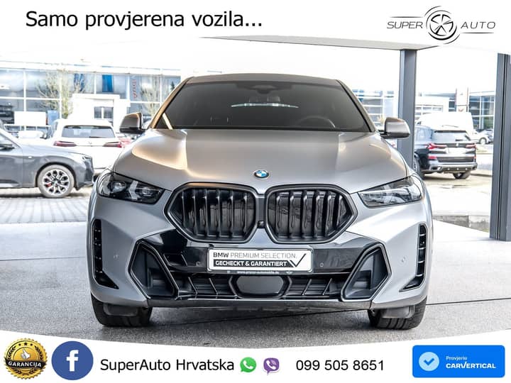BMW X6 40d xDrive Steptronic M Sport 340 KS, LED+ACC+4xGR SJED+360+PANO