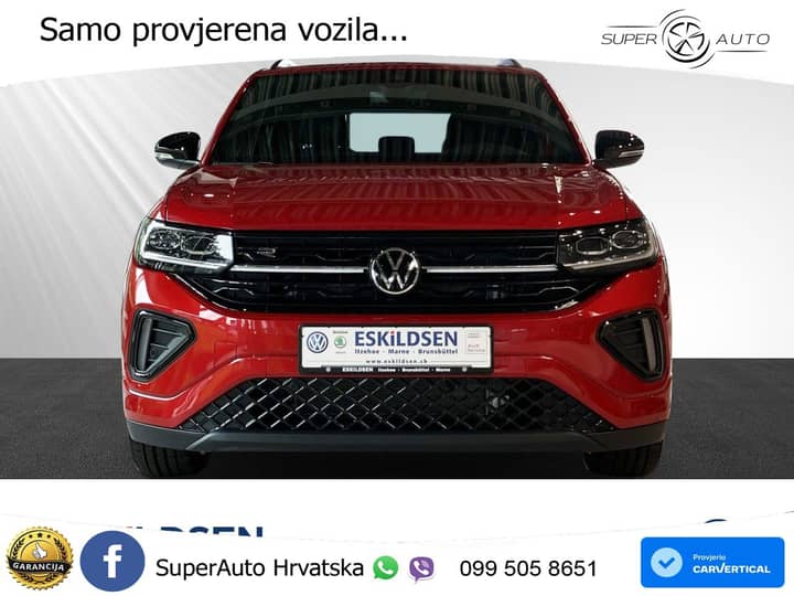 VW T-Cross 1.5 TSI DSG R-Line 150 KS, ACC+KAM+KEY+GR SJED+VIRT+LANE