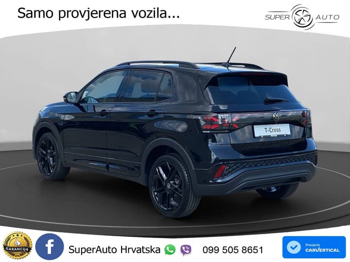 VW T-Cross 1.5 TSI DSG R-Line 150 KS, ACC+KAM+KEY+GR SJED+VIRT+LANE