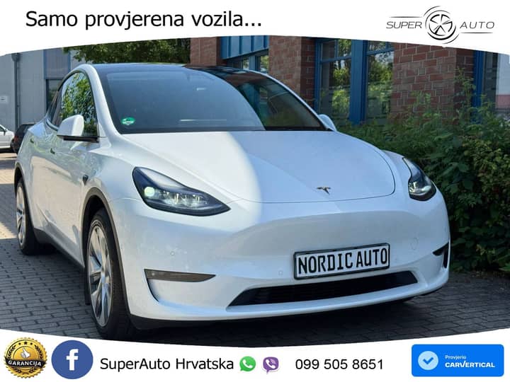 Tesla Model Y Long Range AWD 514 KS, PANO+ACC+KAM+GR SJED+KEY+VIRT+LANE