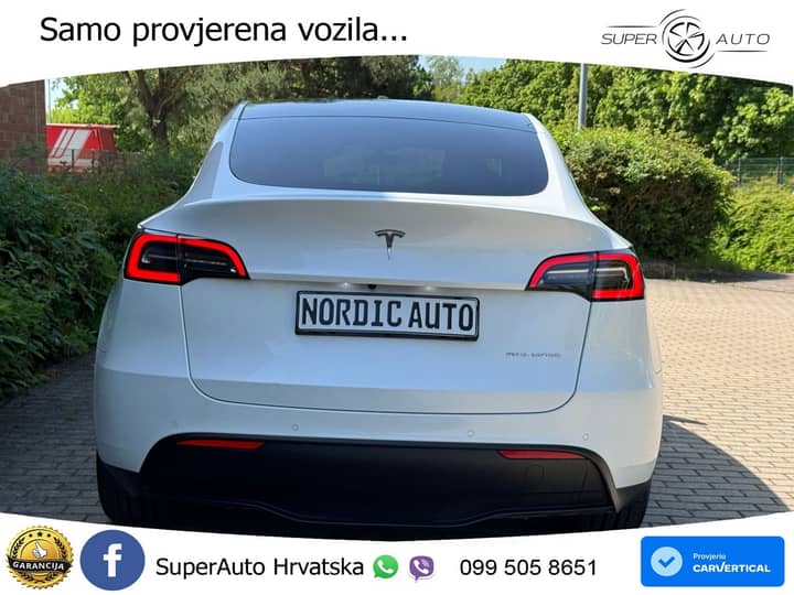Tesla Model Y Long Range AWD 514 KS, PANO+ACC+KAM+GR SJED+KEY+VIRT+LANE