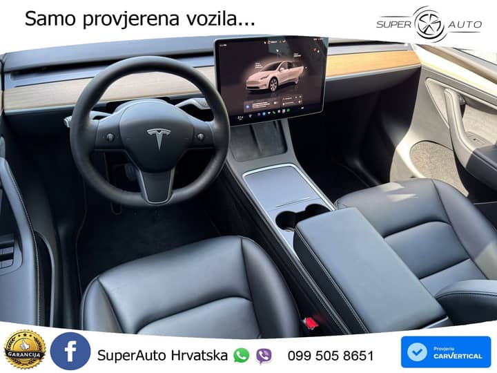 Tesla Model Y Long Range AWD 514 KS, PANO+ACC+KAM+GR SJED+KEY+VIRT+LANE