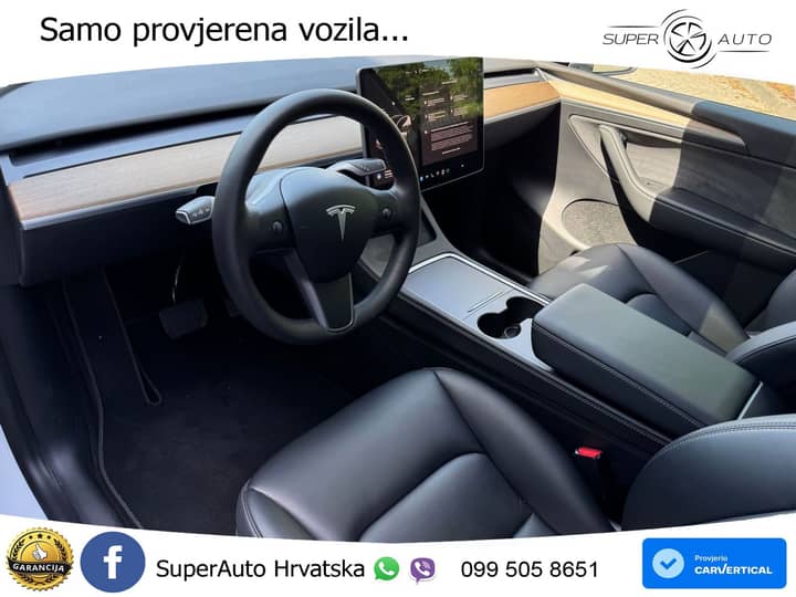 Tesla Model Y Long Range AWD 514 KS, PANO+ACC+KAM+GR SJED+KEY+VIRT+LANE