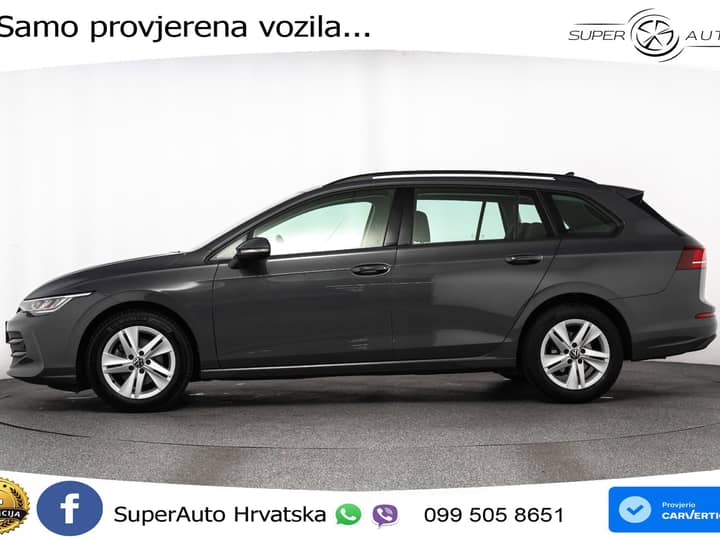 VW Golf 8 Variant 1.5 eTSI DSG Life 116 KS, LED+ACC+GR SJED+VIRT+PDC