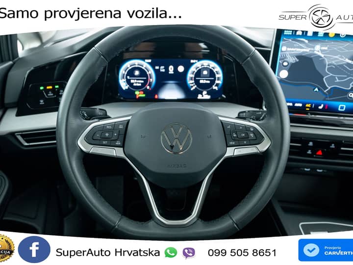 VW Golf 8 Variant 1.5 eTSI DSG Life 116 KS, LED+ACC+GR SJED+VIRT+PDC