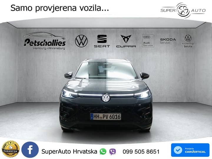 VW Tayron 2.0 TSI 4M DSG R-Line 204 KS, ACC+PANO+360+HEAD+VIRT+MASAŽA