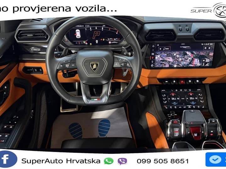 Lamborghini Urus SE 4.0 V8 PHEV 4WD Aut. Akrapovič 799 KS, ZRAČNI+ACC+360