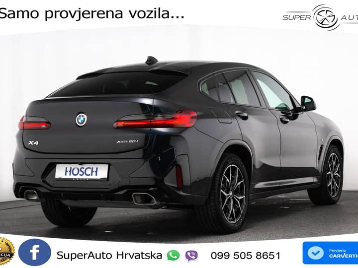 BMW X4 20i xDrive Steptronic M Sport 184 KS, LED+360+ASIST+VIRT+PDC+NAVI+KLIMA