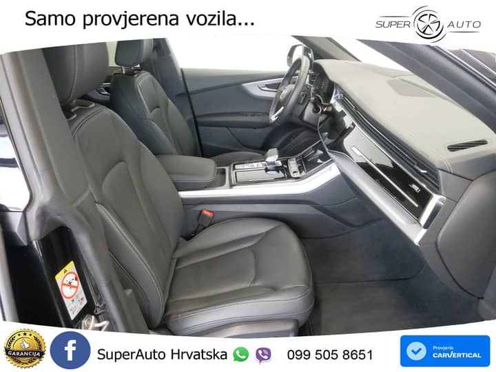 Audi Q8 50 TDI quattro Aut. 286 KS, PANO+ZRAČ+360+GR SJED+ACC+KEY+VIRT+LANE