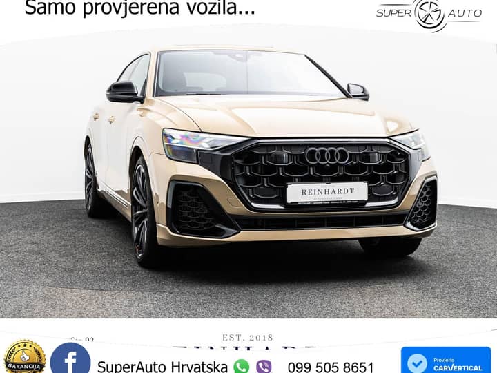 Audi Q8 55 TFSI quattro Aut. S line 340 KS, ZRAČNI+ACC+360+GR SJED+HEAD+PANO