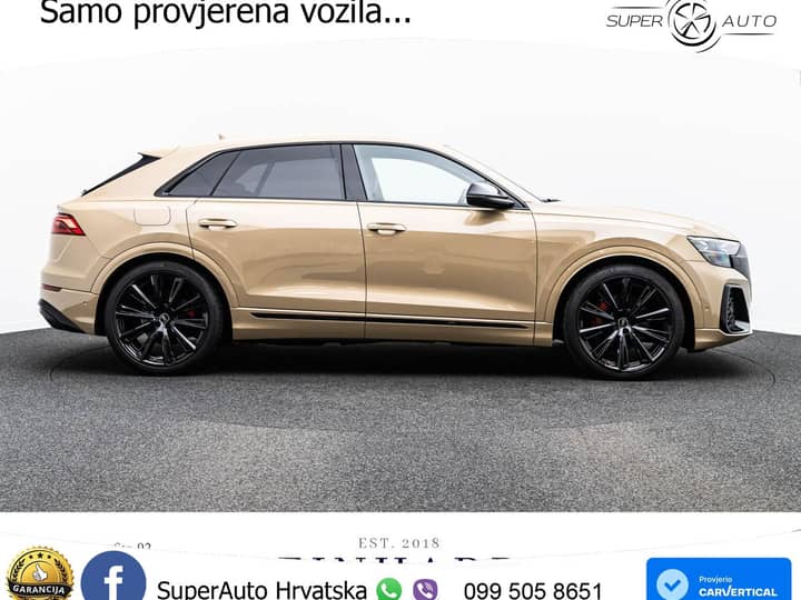 Audi Q8 55 TFSI quattro Aut. S line 340 KS, ZRAČNI+ACC+360+GR SJED+HEAD+PANO