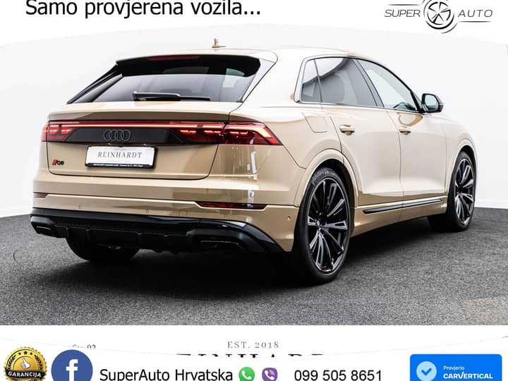 Audi Q8 55 TFSI quattro Aut. S line 340 KS, ZRAČNI+ACC+360+GR SJED+HEAD+PANO