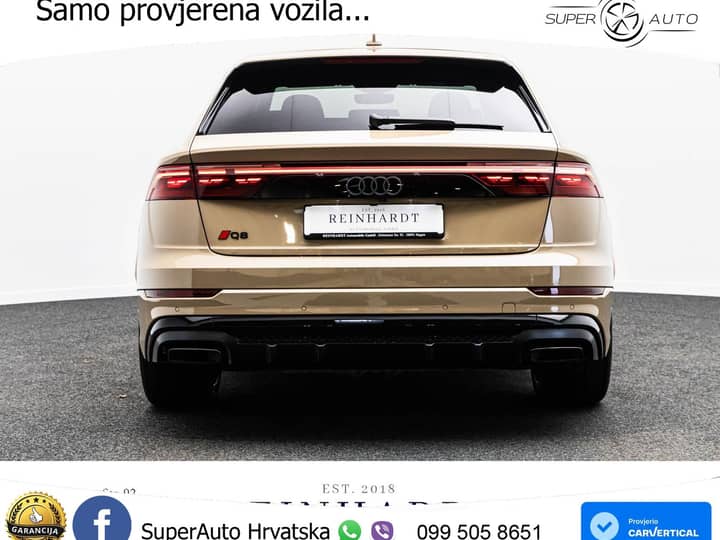 Audi Q8 55 TFSI quattro Aut. S line 340 KS, ZRAČNI+ACC+360+GR SJED+HEAD+PANO