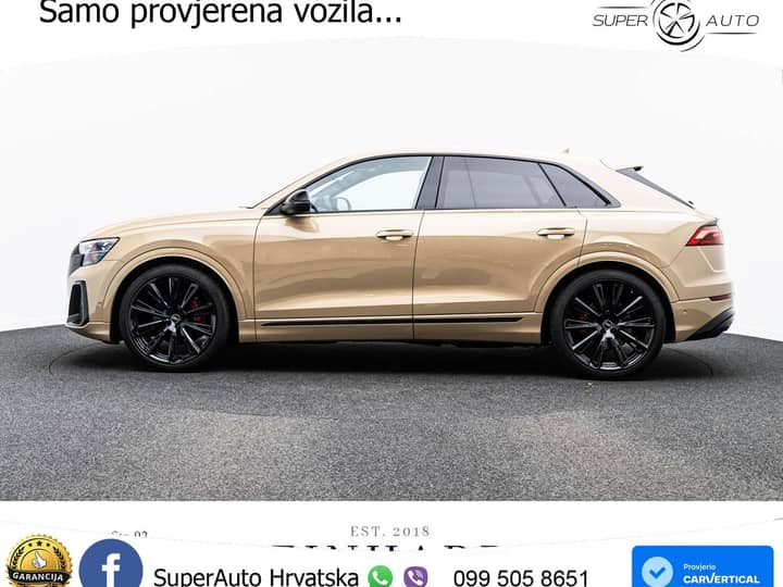Audi Q8 55 TFSI quattro Aut. S line 340 KS, ZRAČNI+ACC+360+GR SJED+HEAD+PANO