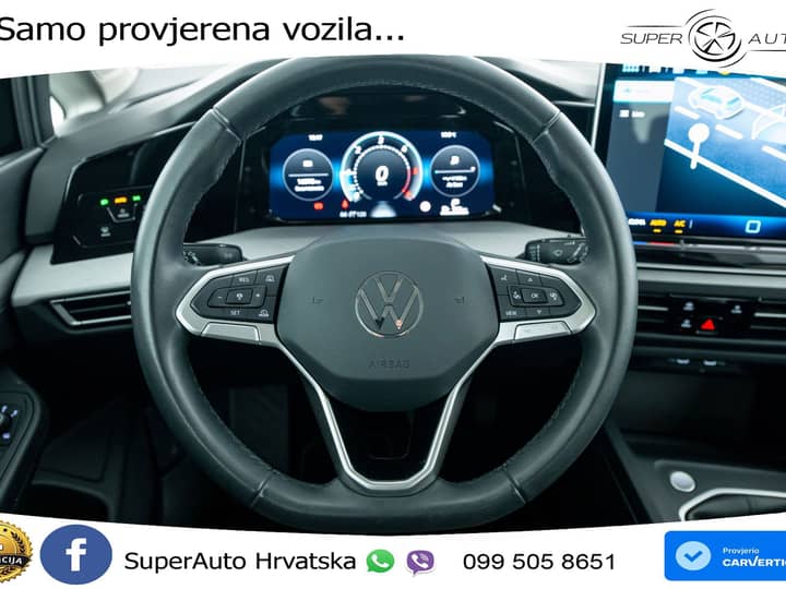 VW Golf VIII 2.0 TDI Life 116 KS, ACC+KAM+VIRT
