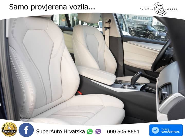 BMW 520d xDrive Touring Aut. 190 KS, ZRAČNI+KAM+LED+4xGR SJED+VIRT+NAVI