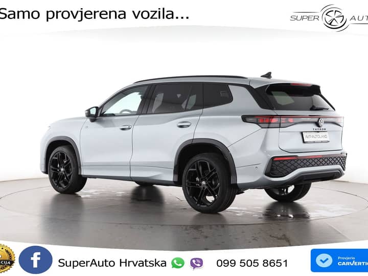 VW Tayron 2.0 TSI 4M DSG R-Line Black Style 265 KS, 7-SJED+LED+ACC+GR SJED+PANO
