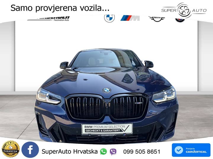 BMW X4 M40i xDrive Aut. 382 KS, LED+ACC+PANO+4xGR SJED+HEAD+360