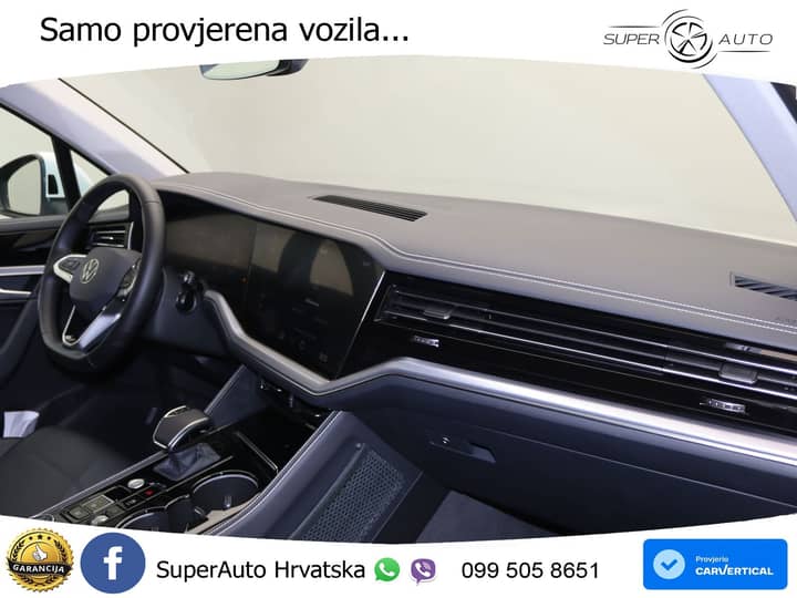 VW Touareg 3.0 TDI V6 4M Aut. 231 KS, ZRAČNI+LED+ACC+GR SJED+KAM+PDC