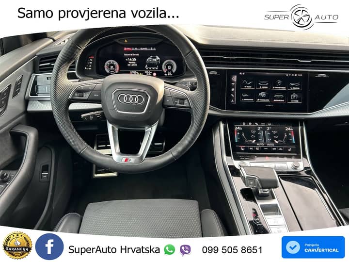 Audi Q8 45 TDI quattro Aut. 231 KS, 360+ACC+ZRAČNI+GR SJED+NAVI+VIRT