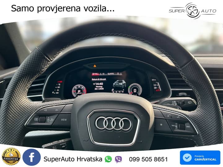Audi Q8 45 TDI quattro Aut. 231 KS, 360+ACC+ZRAČNI+GR SJED+NAVI+VIRT