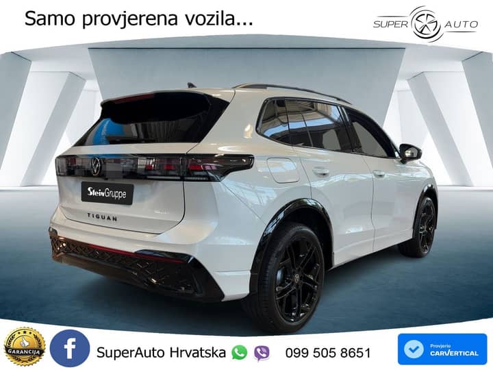 VW Tiguan 2.0 TDI 4M DSG R-Line 193 KS, LED+ACC+PANO+GR SJED+360+PARK