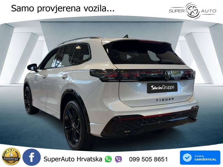 VW Tiguan 2.0 TDI 4M DSG R-Line 193 KS, LED+ACC+PANO+GR SJED+360+PARK