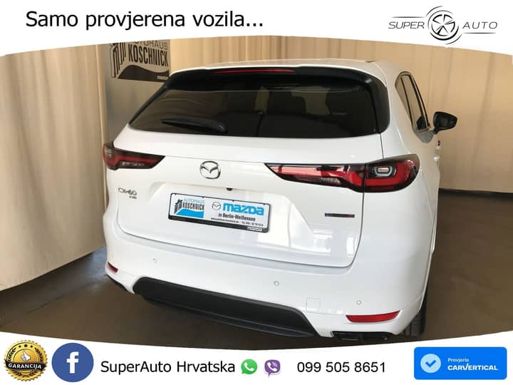 Mazda CX-60 3.3 e-Skyactiv Aut. Homura 254 KS, PANO+360+ACC+GR SJED+KEY++LANE