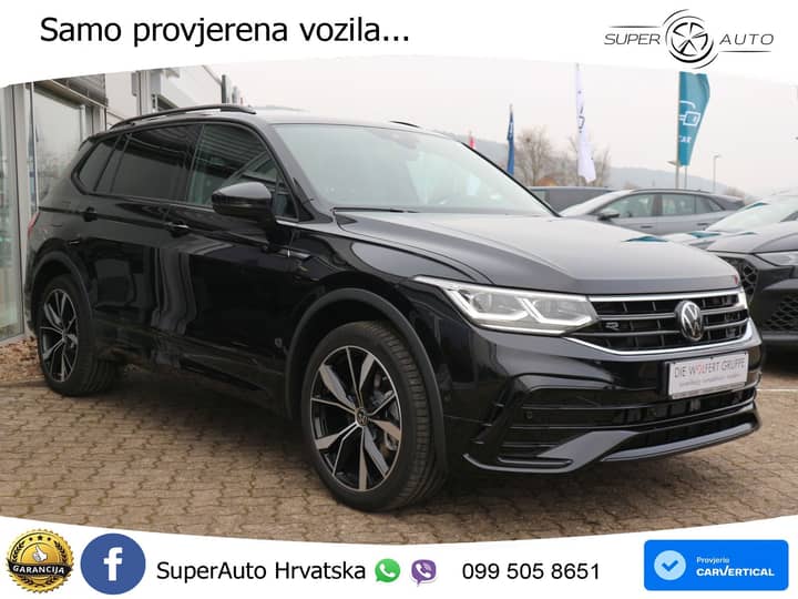 VW Tiguan Allspace 2.0 TDI 4M DSG R-Line 193 KS, 7-SJED+LED+ACC+GR SJED+VIRT+KAM